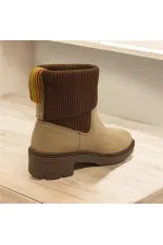 Marine Beige Suede Women's Chelsea Boots