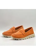 Carle Turuncu Kadın Loafer