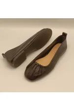 Ballerines Gale en cuir noir