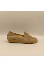 Chaussures décontractées pour femmes Jessica en daim beige