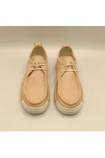 Emma Pudra Deri Kadın Casual  Ayakkabı