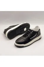 Pia Black Leather Women's Sneaker – Stylish and Comfortable Design