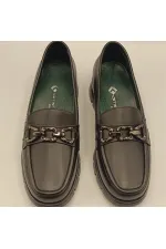 Pena Black Leather Women's Casual Shoes