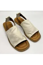 Bellini Cream Leather Women's Sandals | Elegant & Stylish Summer Style