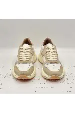 Comfy Nude Leather Women's Athletic Shoes – Ametist Exclusive