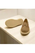 Chaussures décontractées en cuir de vison Sahara