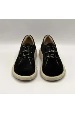 Montana Siyah Hakiki Deri Kadın Ayakkabı | Ametist Exclusive