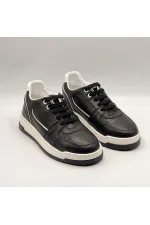 Pia Black Leather Women's Sneaker – Stylish and Comfortable Design