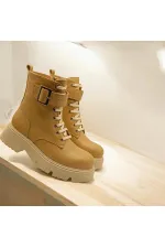 Belfast Champagne Leather Women's Boots