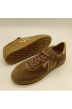 Baskets en daim pour femme Elio Sigaro – Cuir véritable, Nouvelle collection automne/hiver