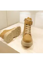 Belfast Champagne Leather Women's Boots