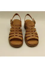 Amethyst Exclusive Stable Tan Heeled Women's Sandals | Comfortable Classic Style