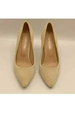 Escarpins Carleen en daim beige