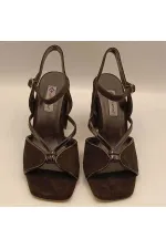 Aster Black Heeled Sandals
