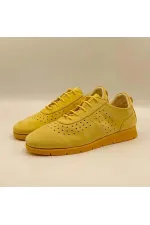 Agna Yellow Nubuck Women's Loafer