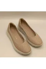 Adela Pudra Deri Günlük Kadın Ayakkabı