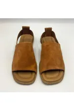 Bellini Tan Suede Leather Women's Sandals | Natural Elegance & Comfort