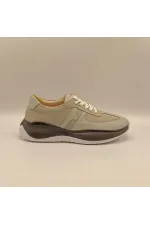 Ametist Exclusive Comodo Grey Women's Leather Sneakers – Stylish & Comfortable Design