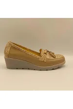 Lexi Beige Casual Women's Shoes | Genuine Leather, Comfortable Sole | Handcrafted