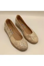 Alena Powder Pink Leather Ballet Flats