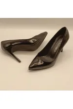 Carleen Black Patent Leather Stiletto