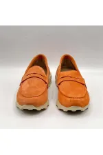 Carle Turuncu Kadın Loafer