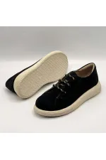 Montana Siyah Hakiki Deri Kadın Ayakkabı | Ametist Exclusive