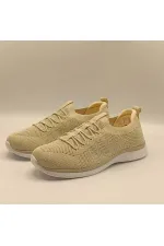 Adara Beige Women's Athletic Shoes – Comfortable & Lightweight Design