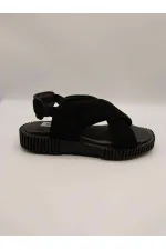 Juana Sandalet – Siyah Süet