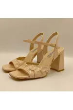 Cadis Nude Heeled Sandals