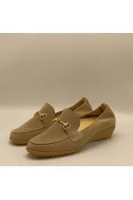 Chaussures décontractées pour femmes Jessica en daim beige