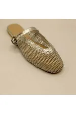 Gina File Silver Slippers