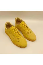 Agna Yellow Nubuck Women's Loafer