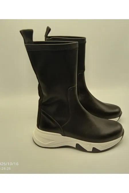 Stretch Kadın Streç Bot – 27 cm Uzunluk, Termolight Kaymaz Taban, 5 cm Taban