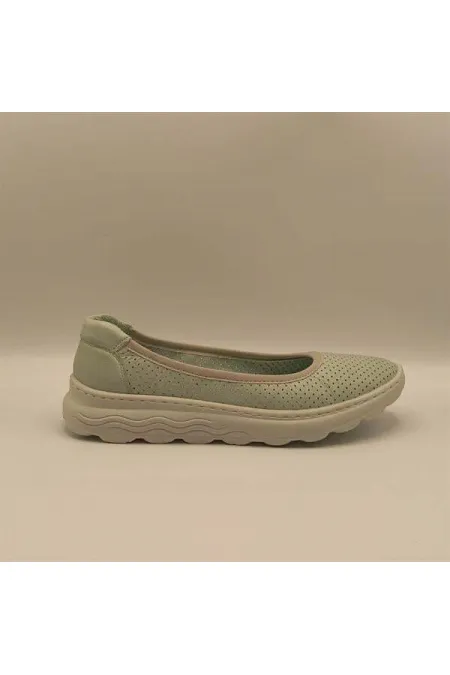 Adela Turquoise Leather Casual Women's Shoes