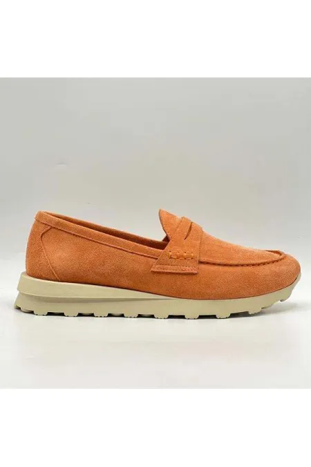 Carle Turuncu Kadın Loafer