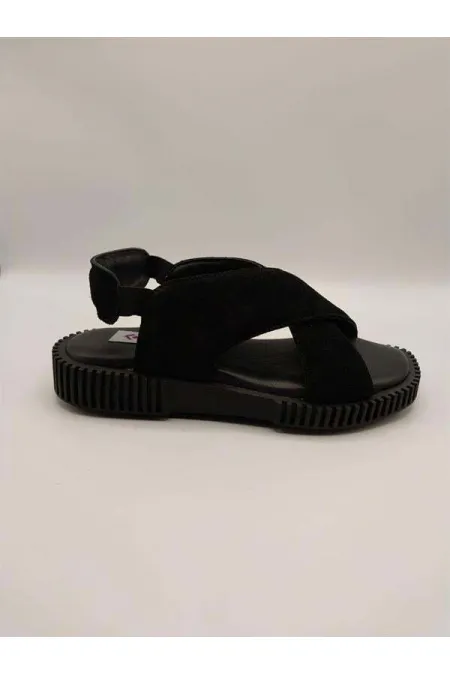 Juana Sandalet – Siyah Süet