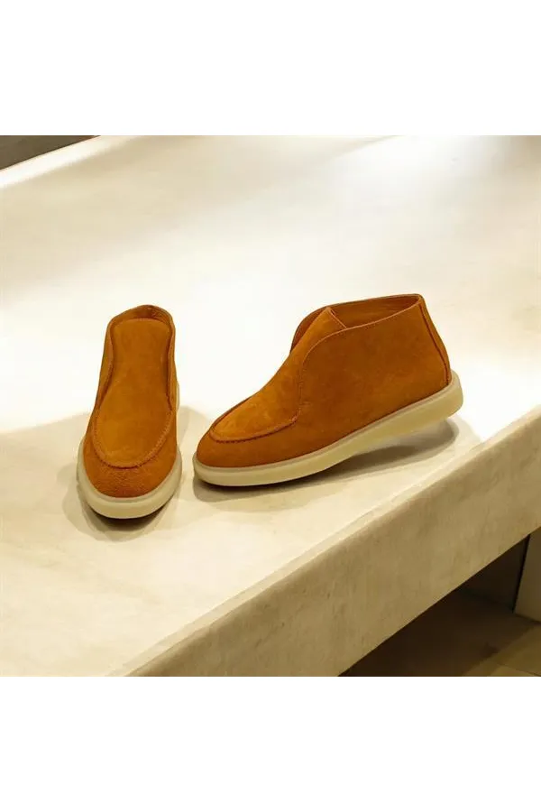Drop Tan Suede Women's Boots