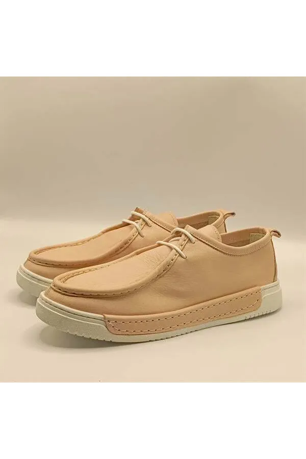 Emma Pudra Deri Kadın Casual  Ayakkabı