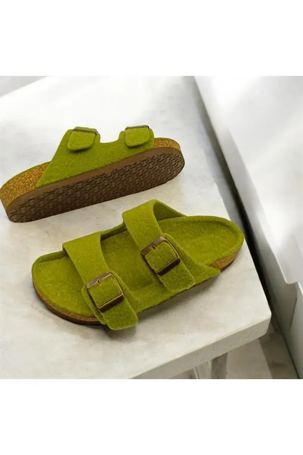 Keche Green Women's Winter House Slippers