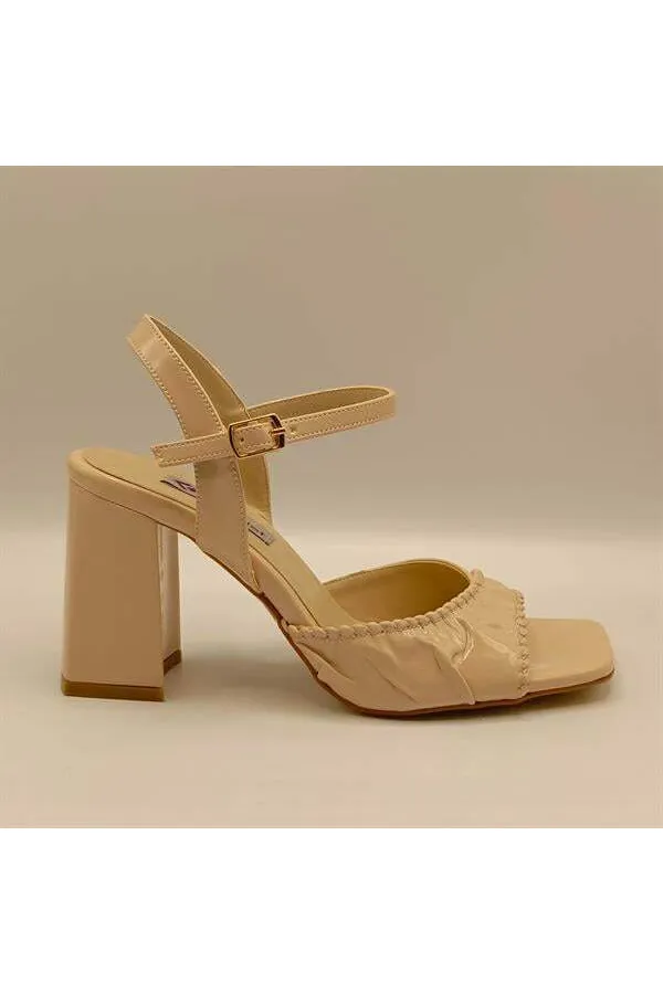 Cadis Nude Heeled Sandals