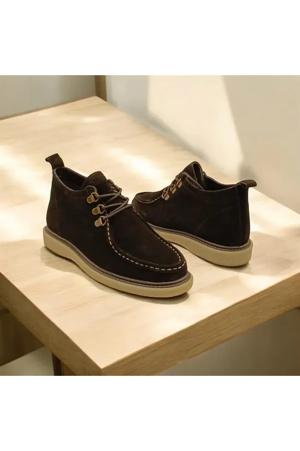 Bianca Siyah Süet Kadın Bot