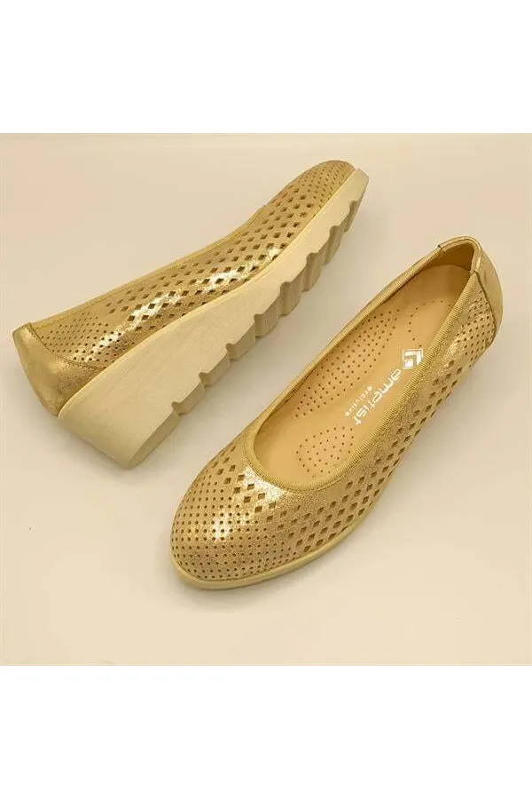 Gredel Gold Casual Women's Shoes