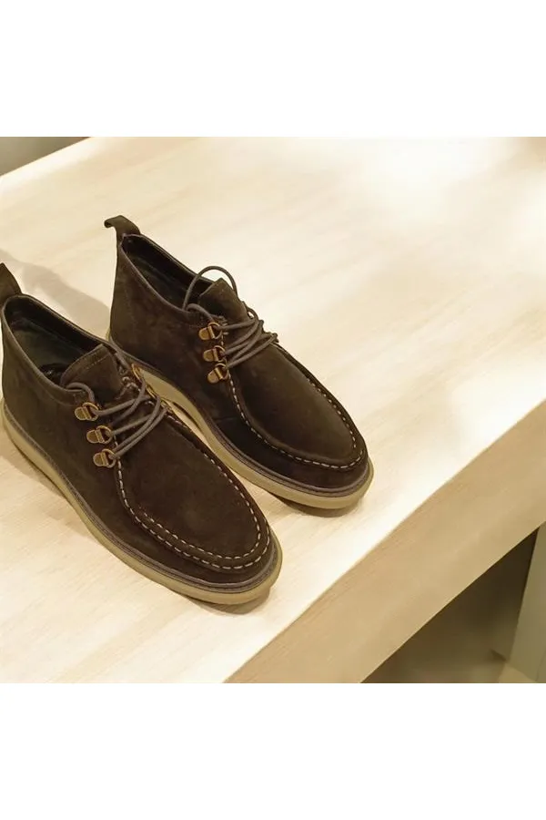 Bianca Siyah Süet Kadın Bot