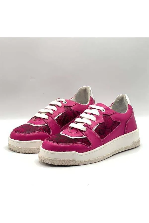 Pia Pink – Women's Genuine Leather Sneaker
