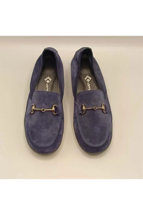 Jessica Lacivert Süet Kadın Günlük Ayakkabı