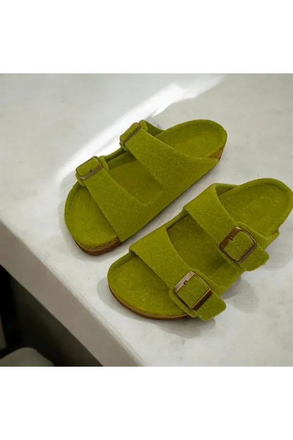 Keche Green Women's Winter House Slippers