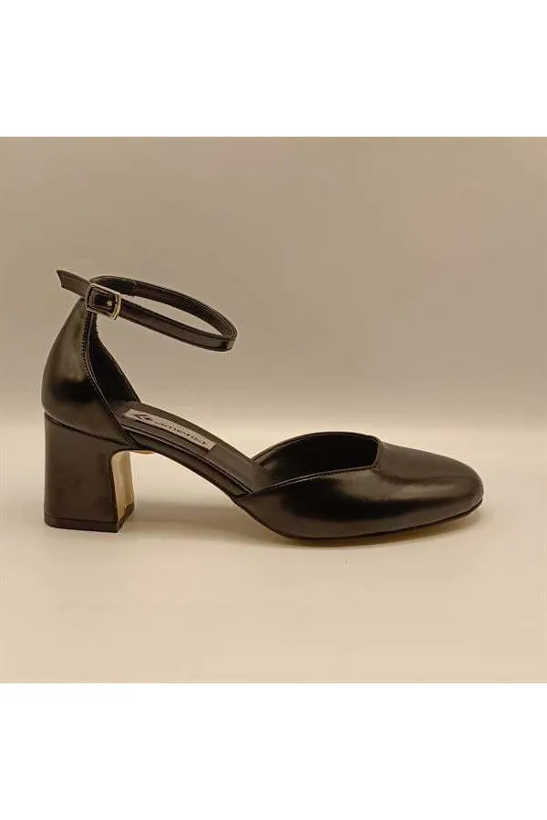 Chaussures à talons compensés noirs Matilda