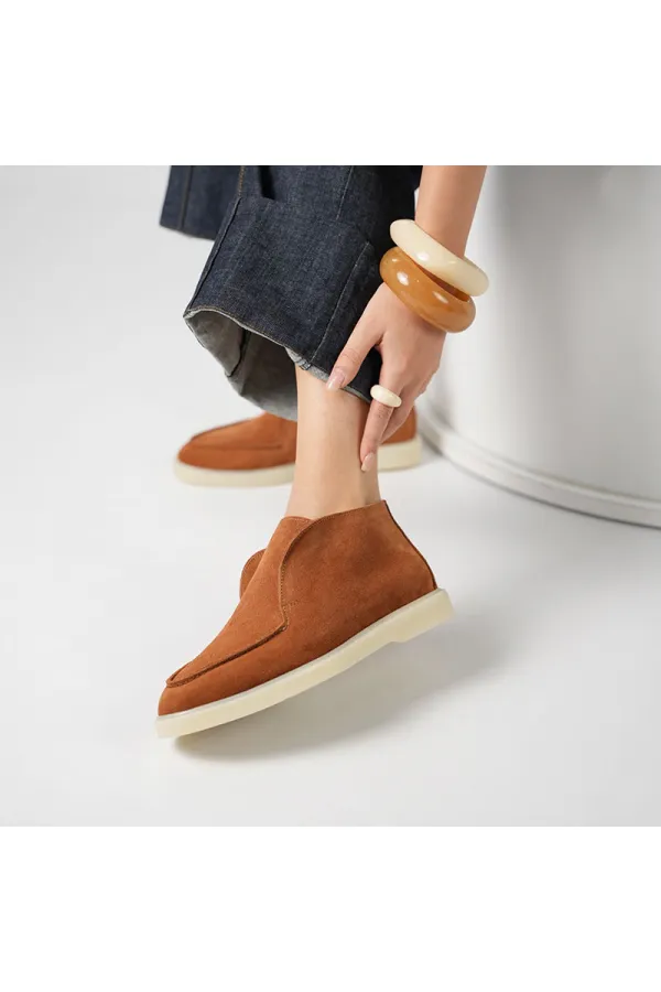 Drop Tan Suede Women's Boots