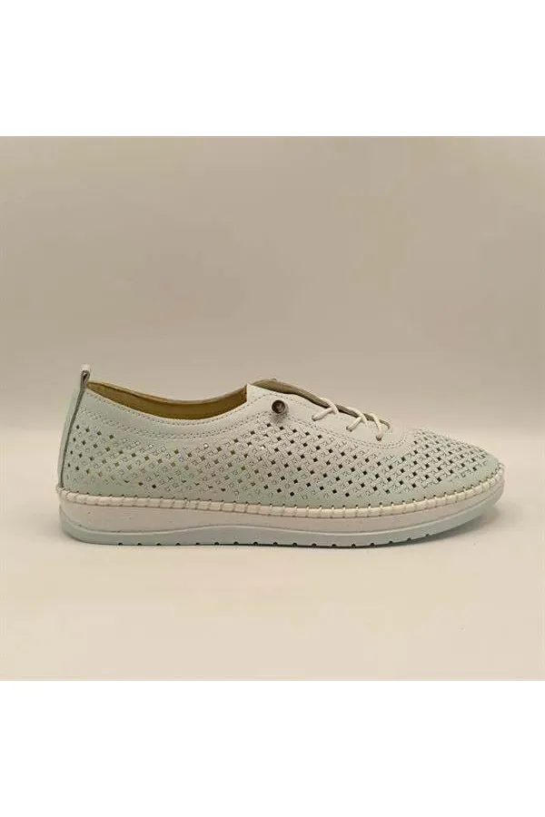 Baskets Ametist Exclusive Lugano en cuir véritable pour femmes – Fabriquées à la main et confortables